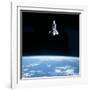 Space Shuttle Challenger During Mission STS-7-null-Framed Photographic Print