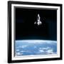 Space Shuttle Challenger During Mission STS-7-null-Framed Photographic Print