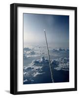 Space Shuttle Challenger Leaving Earth-John W. Young-Framed Photographic Print