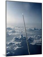 Space Shuttle Challenger Leaving Earth-John W. Young-Mounted Photographic Print