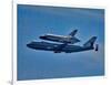 Space Shuttle Columbia flies on 9/21/12 over Los Angeles on its final flight, Malibu, CA-null-Framed Photographic Print