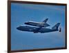 Space Shuttle Columbia flies on 9/21/12 over Los Angeles on its final flight, Malibu, CA-null-Framed Photographic Print