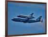 Space Shuttle Columbia flies on 9/21/12 over Los Angeles on its final flight, Malibu, CA-null-Framed Photographic Print