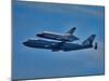 Space Shuttle Columbia flies on 9/21/12 over Los Angeles on its final flight, Malibu, CA-null-Mounted Photographic Print