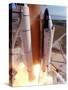 Space Shuttle Columbia Lifts Off the Launch Pad-null-Stretched Canvas