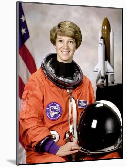 Space Shuttle Commander Eileen Collins, First Woman to Command Space Shuttle Mission, Oct 30, 1998-null-Mounted Photo