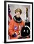 Space Shuttle Commander Eileen Collins, First Woman to Command Space Shuttle Mission, Oct 30, 1998-null-Framed Photo