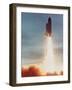 Space Shuttle Discovery 10 Blasting Off Launch Pad. Kennedy Space Center-null-Framed Premium Photographic Print