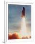 Space Shuttle Discovery 10 Blasting Off Launch Pad. Kennedy Space Center-null-Framed Photographic Print