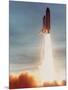 Space Shuttle Discovery 10 Blasting Off Launch Pad. Kennedy Space Center-null-Mounted Photographic Print