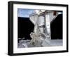 Space Shuttle Discovery and the Canadian-Built Dextre Docked to the International Space Station-null-Framed Photographic Print