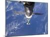 Space Shuttle Discovery Approaches the International Space Station-Stocktrek Images-Mounted Photographic Print