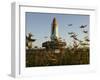 Space Shuttle Discovery at the Kennedy Space Center at Cape Canaveral, Florida, November 9, 2006-John Raoux-Framed Premium Photographic Print