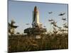 Space Shuttle Discovery at the Kennedy Space Center at Cape Canaveral, Florida, November 9, 2006-John Raoux-Mounted Premium Photographic Print