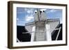 Space Shuttle Discovery Backdropped by Earth's Horizon-null-Framed Photographic Print