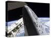 Space Shuttle Discovery Docked to the International Space Station-Stocktrek Images-Stretched Canvas