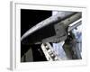 Space Shuttle Discovery Docked to the International Space Station-Stocktrek Images-Framed Photographic Print