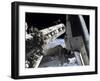 Space Shuttle Discovery Docked to the International Space Station-Stocktrek Images-Framed Premium Photographic Print