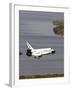 Space Shuttle Discovery Glides over the Banana River to a Landing on Kennedy Space Center's Runway-null-Framed Photographic Print