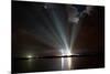 Space Shuttle Discovery in Xenon Lamps Photo Poster Print-null-Mounted Poster