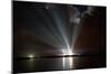 Space Shuttle Discovery in Xenon Lamps Photo Poster Print-null-Mounted Poster