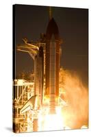 Space Shuttle Discovery Launch Photo Poster Print-null-Stretched Canvas