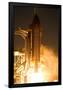 Space Shuttle Discovery Launch Photo Poster Print-null-Framed Poster