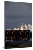 Space Shuttle Discovery Lifting Off and Countdown Clock-Roger Ressmeyer-Stretched Canvas