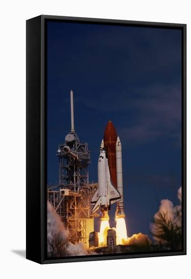 Space Shuttle Discovery Lifting Off-Roger Ressmeyer-Framed Stretched Canvas