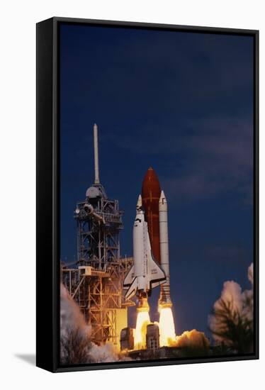 Space Shuttle Discovery Lifting Off-Roger Ressmeyer-Framed Stretched Canvas