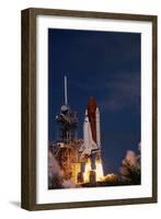 Space Shuttle Discovery Lifting Off-Roger Ressmeyer-Framed Photographic Print