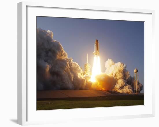 Space Shuttle Discovery Lifts Off from Its Launch Pad at Kennedy Space Center, Florida-Stocktrek Images-Framed Photographic Print