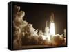 Space Shuttle Discovery Lifts-Off from the Kennedy Space Center at Cape Canaveral, Florida-null-Framed Stretched Canvas