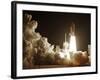 Space Shuttle Discovery Lifts-Off from the Kennedy Space Center at Cape Canaveral, Florida-null-Framed Photographic Print