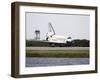 Space Shuttle Discovery on the Runway at the Kennedy Space Center-Stocktrek Images-Framed Photographic Print