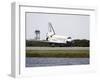 Space Shuttle Discovery on the Runway at the Kennedy Space Center-Stocktrek Images-Framed Photographic Print