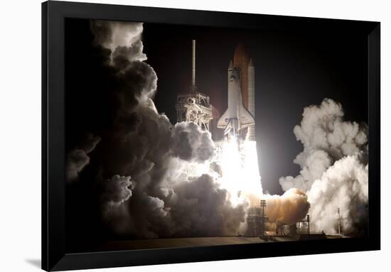 Space Shuttle Discovery Takeoff-null-Framed Photo