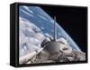 Space Shuttle Discovery-Stocktrek Images-Framed Stretched Canvas