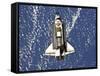 Space Shuttle Discovery-Stocktrek Images-Framed Stretched Canvas