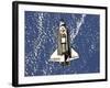 Space Shuttle Discovery-Stocktrek Images-Framed Premium Photographic Print