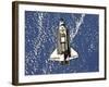 Space Shuttle Discovery-Stocktrek Images-Framed Photographic Print