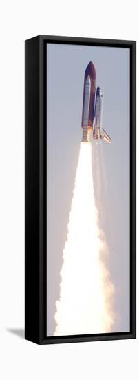 Space Shuttle Discovery-Dave Martin-Framed Stretched Canvas