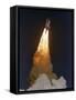 Space Shuttle Discovery-Phil Sandlin-Framed Stretched Canvas