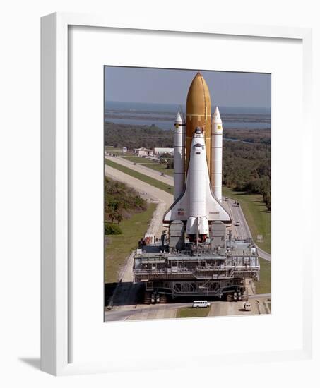 Space Shuttle Discovery-Stocktrek Images-Framed Photographic Print