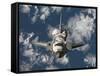 Space Shuttle Discovery-Stocktrek Images-Framed Stretched Canvas