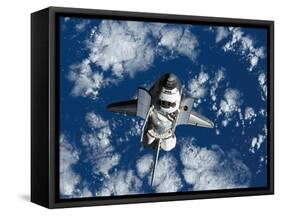 Space Shuttle Discovery-Stocktrek Images-Framed Stretched Canvas