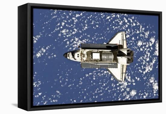 Space Shuttle Discovery-Stocktrek Images-Framed Stretched Canvas