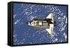 Space Shuttle Discovery-Stocktrek Images-Framed Stretched Canvas