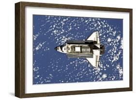 Space Shuttle Discovery-Stocktrek Images-Framed Art Print