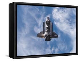 Space Shuttle Edeavour as Seen from the International Space Station, August 10, 2007-Stocktrek Images-Framed Stretched Canvas